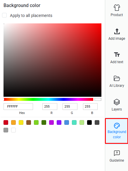background color