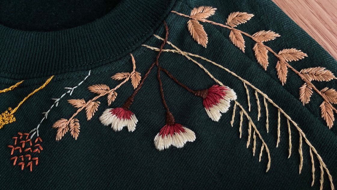 Floral and nature embroidery