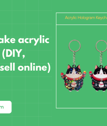 how to make acrylic keychains