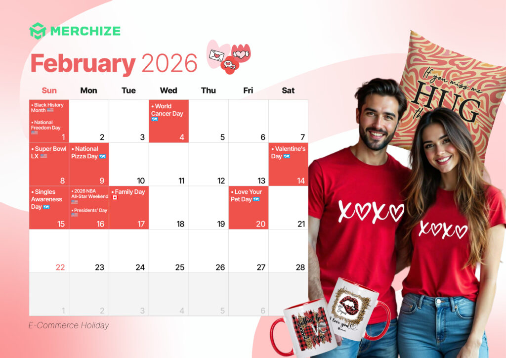 2026 E-Commerce Holiday Calendar february