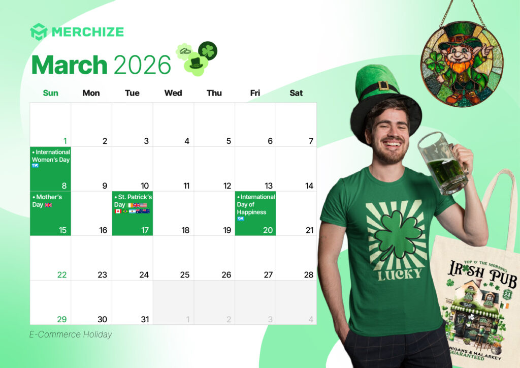 2026 E-Commerce Holiday Calendar March