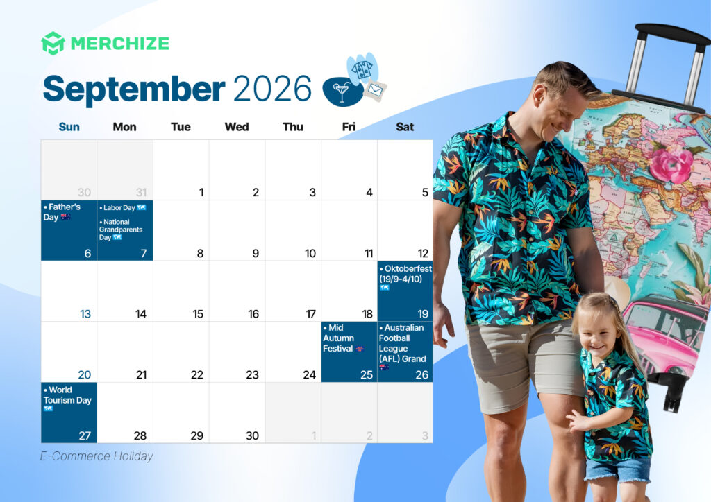 2026 E-Commerce Holiday Calendar september