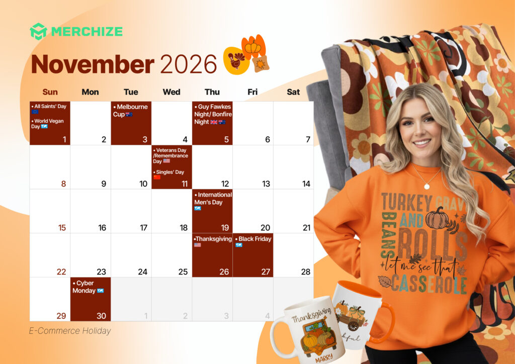 2026 E-Commerce Holiday Calendar november