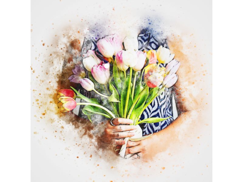 Abstract-Floral-Bouquet-Canvas