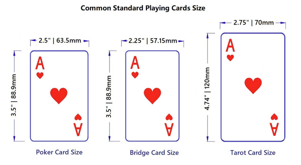 Poker size