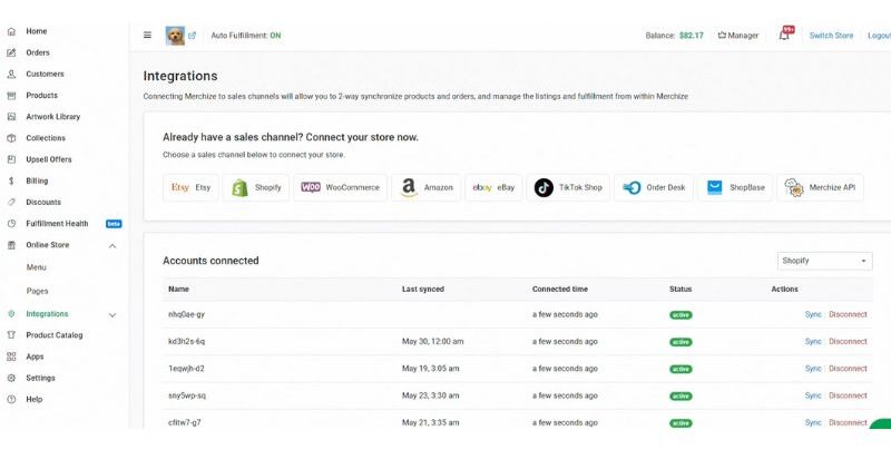 Shopify-integration-at-Merchize