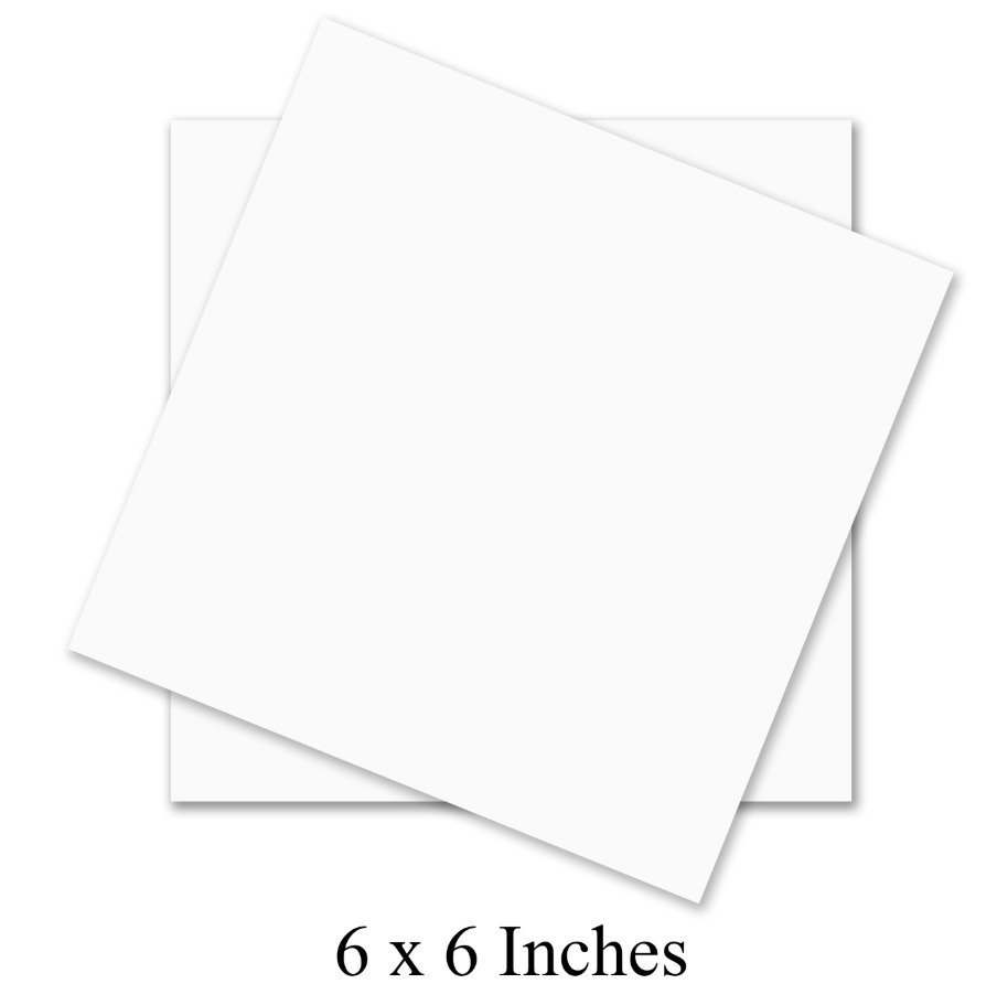 Square photo cards 6 6