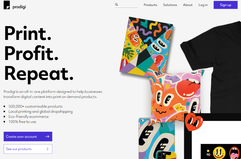prodigi EU print on demand