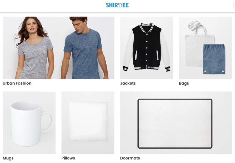 shirtee print on demand Eu