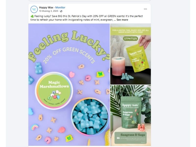 Happywax-promotion-at-st-patrick-day