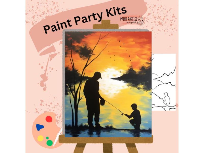 Paint-and-sip-with-dad