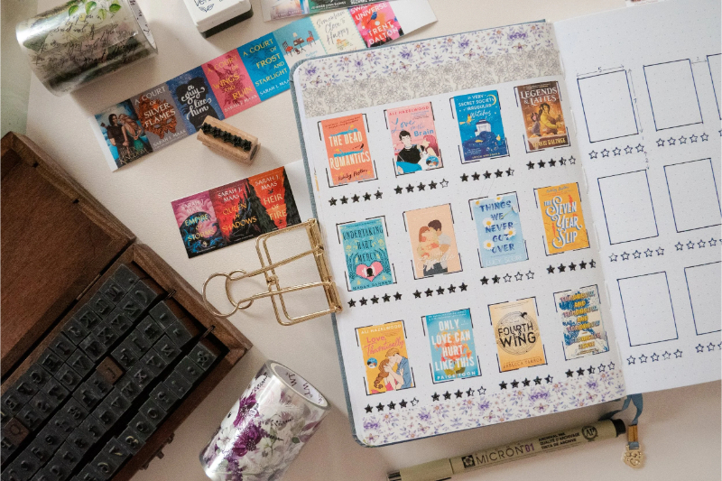 reading journal for book lover