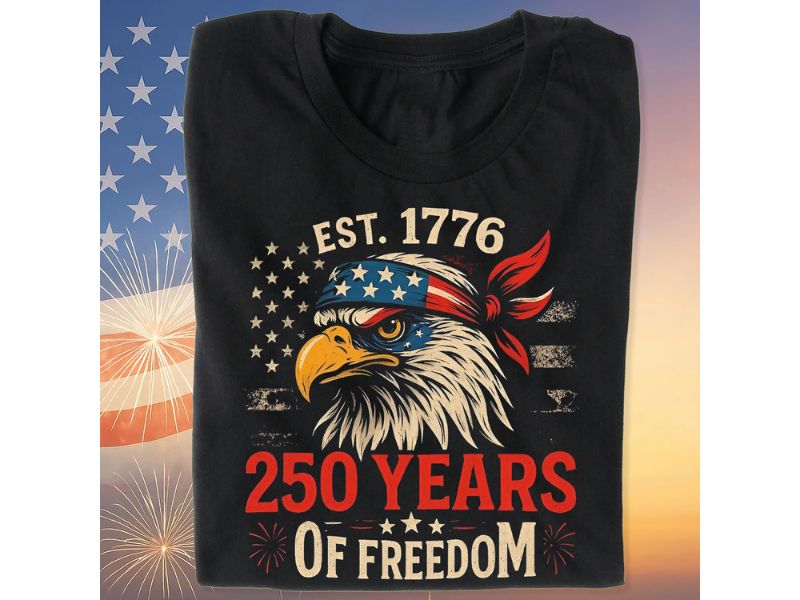Number-driven-designs-on-america-250-shirt