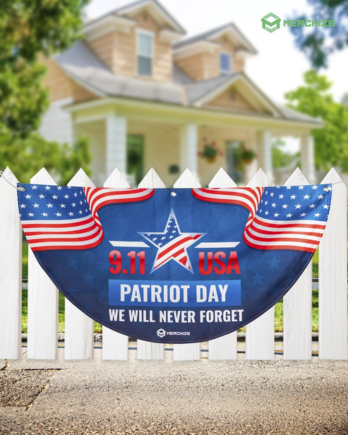 Semicircle Fence Flag Lightweight