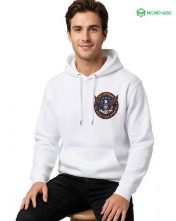 embroidered lightweight classic unisex hoodie