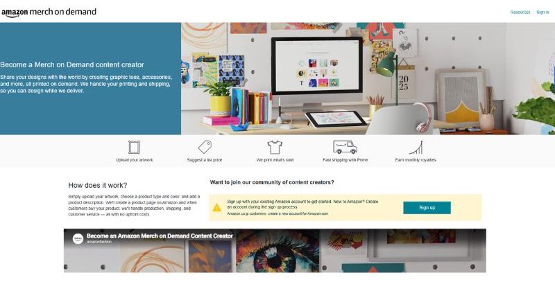 Amazon-Merch-on-Demand-is-a-redbubble-alternative