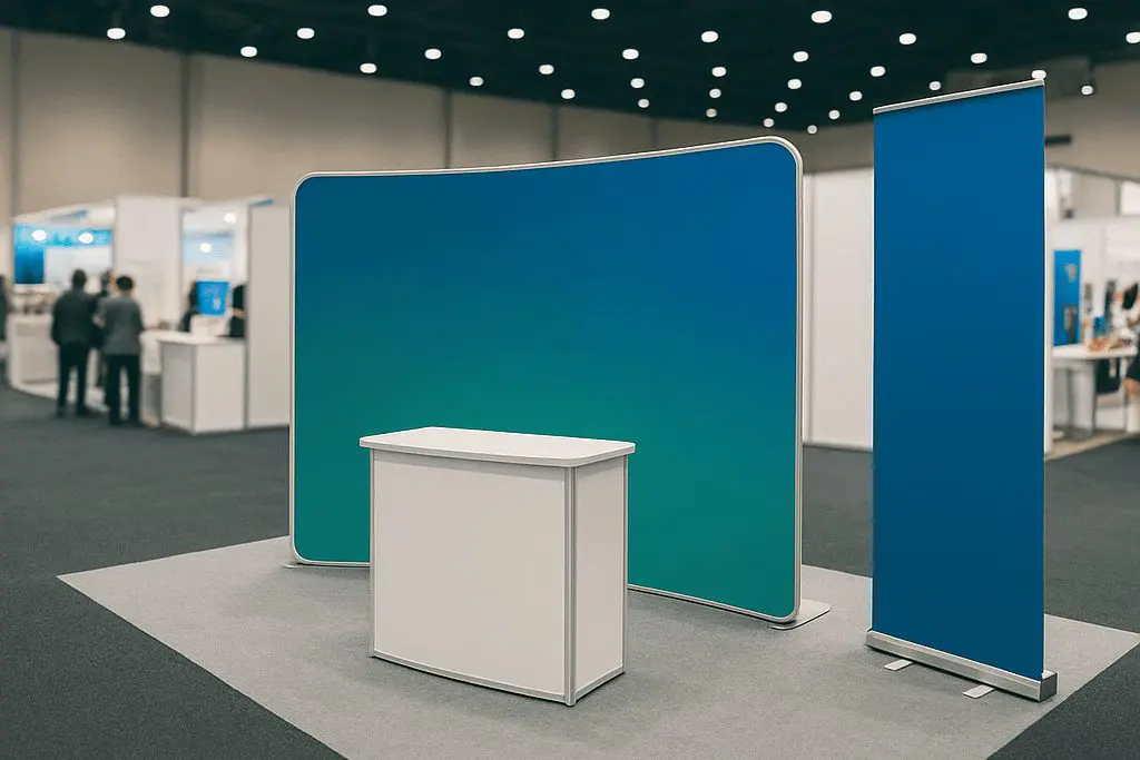 trade show banner indoor