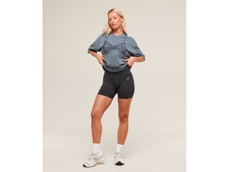 Body-Hugging Biker Shorts