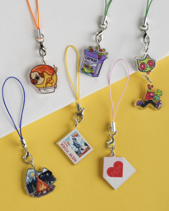 Custom Shape Acrylic Phone Charm