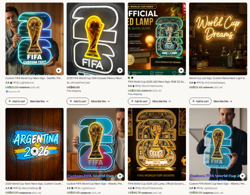 LED light world cup 2026