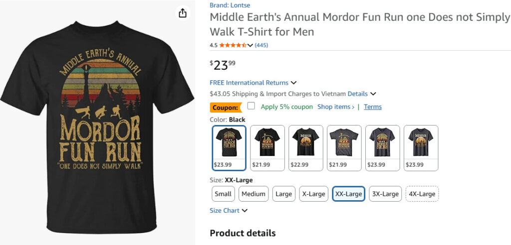 Middle Earth's Annual Mordor Fun Run