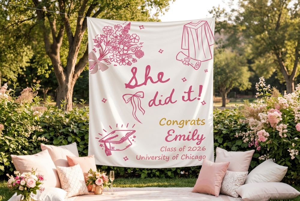 decoration graduation sign idea