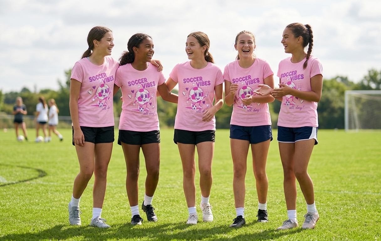 Girly Soccer Shirt Designs