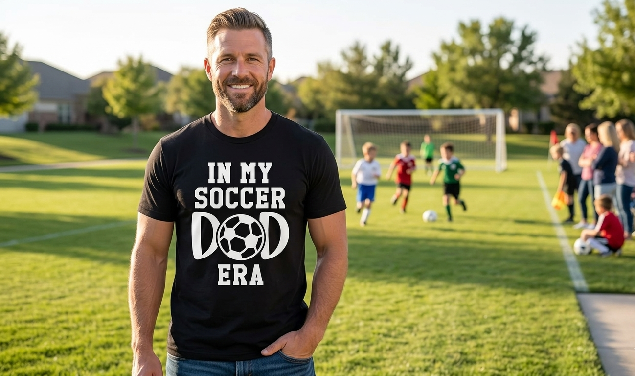 Retro Soccer Dad Shirts