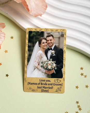 1-side Printed Metal Wallet Card