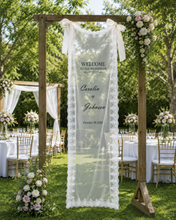 Lace Welcome Banner