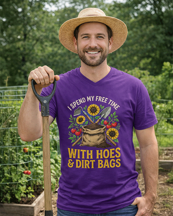Unisex-V-neck-T-shirt