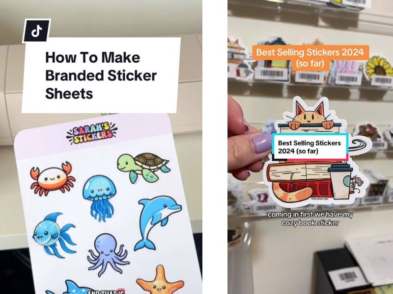 sell sticker on TikTok