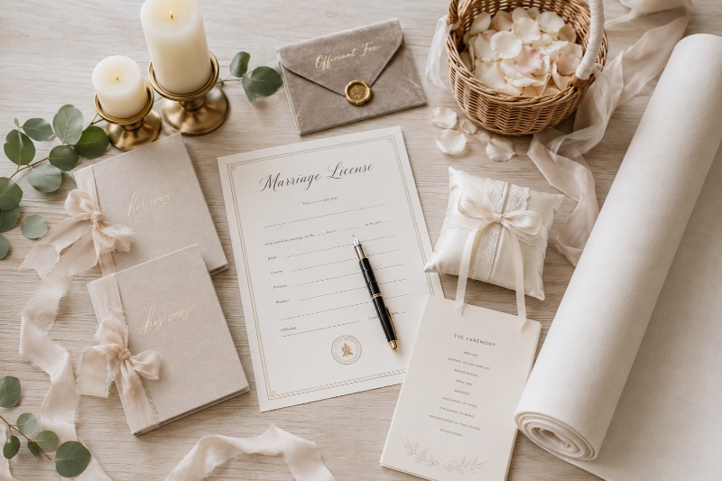Ceremony Items wedding list