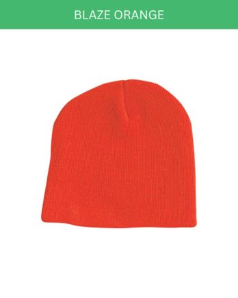 Engraved Leather Patch Beanie for Kid