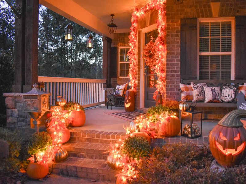 Halloween decorating ideas for the porch
