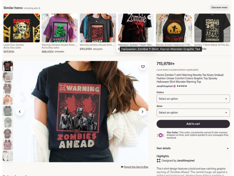 Horror, zombies, and the undead Halloween shirt ideas