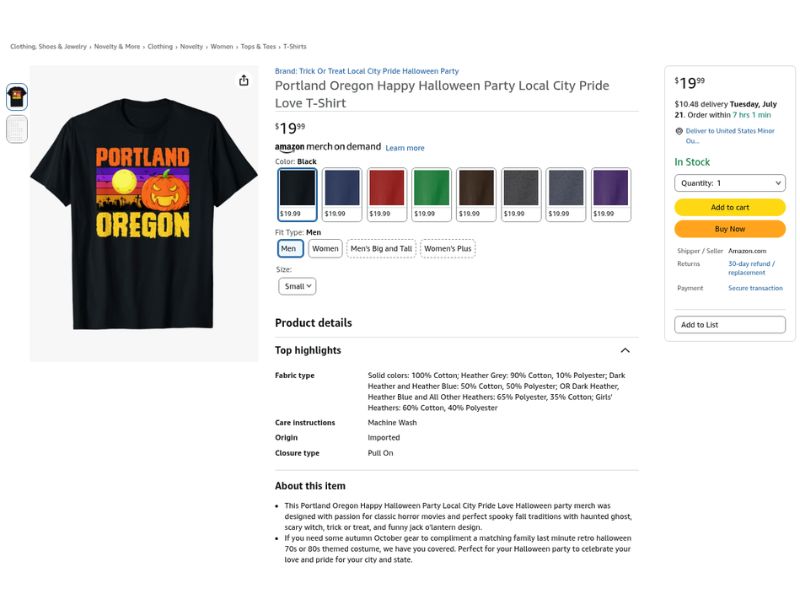 Local Halloween shirt ideas