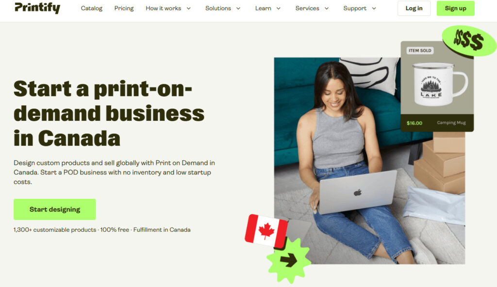 Printify – Multiple Canadian print partners