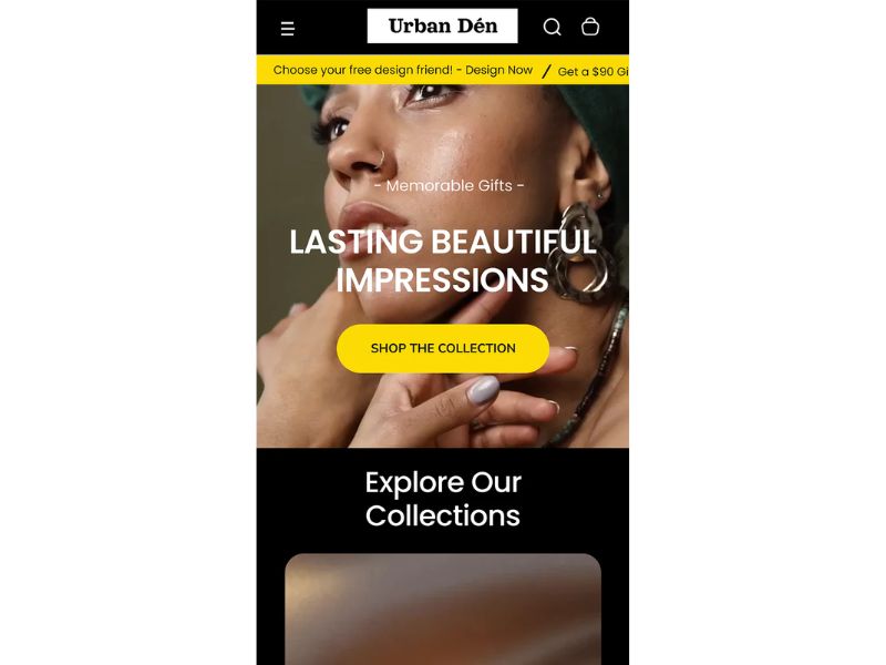 Urban theme shopify
