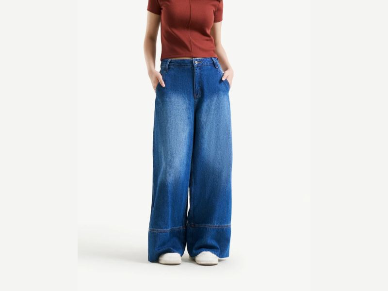 Wide-Leg Denim