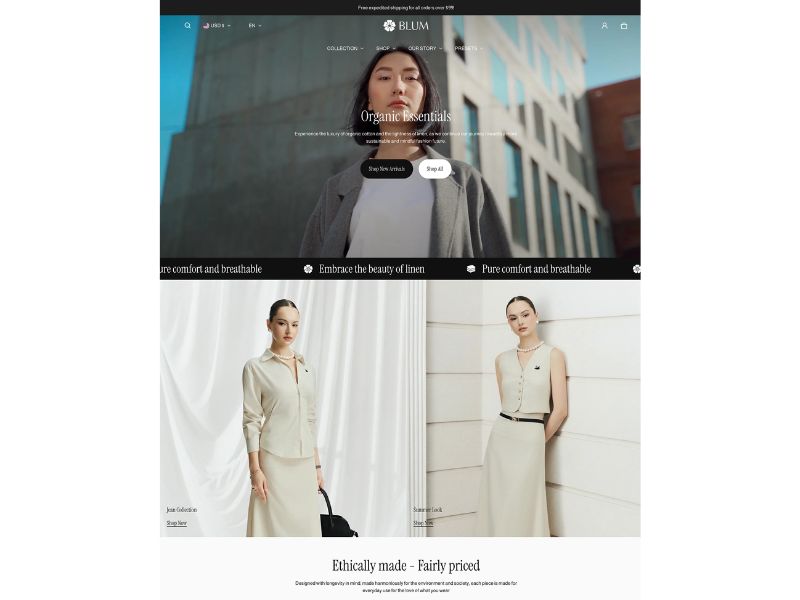 blum theme shopify
