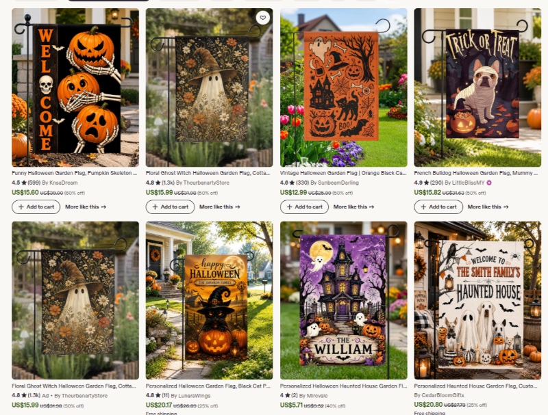 halloween gift ideas garden flag