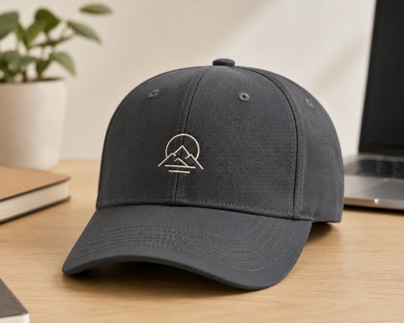logo embroidered hat
