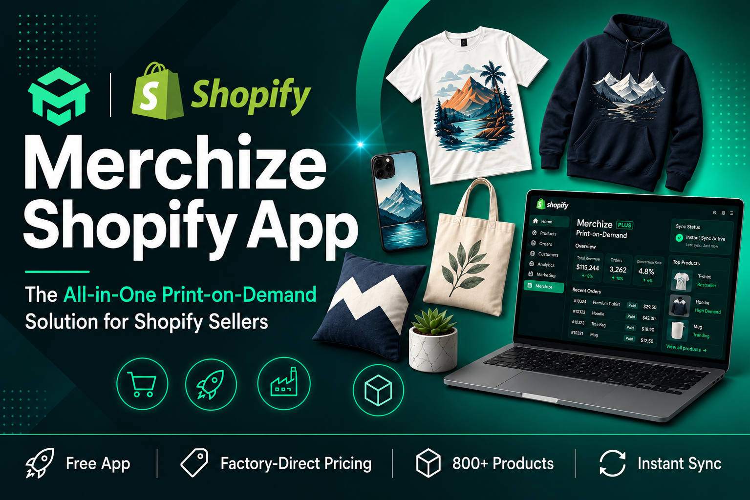merchize shopify app officially launches