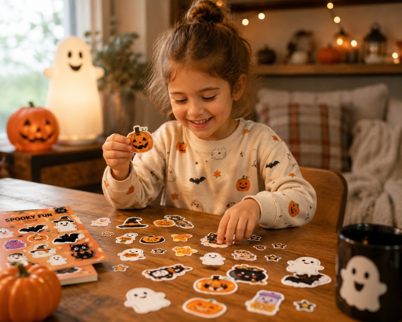 sticker halloween gifts for kids