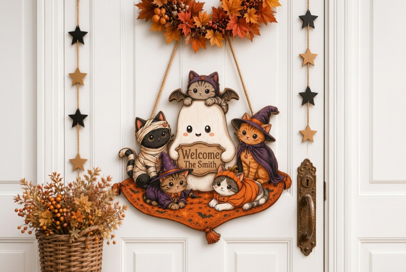 wood sign halloween gift ideas