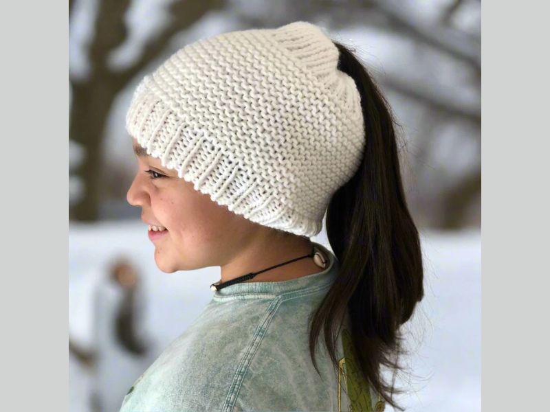 Ponytail beanie