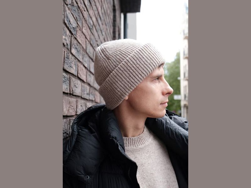 Ribbed beanie