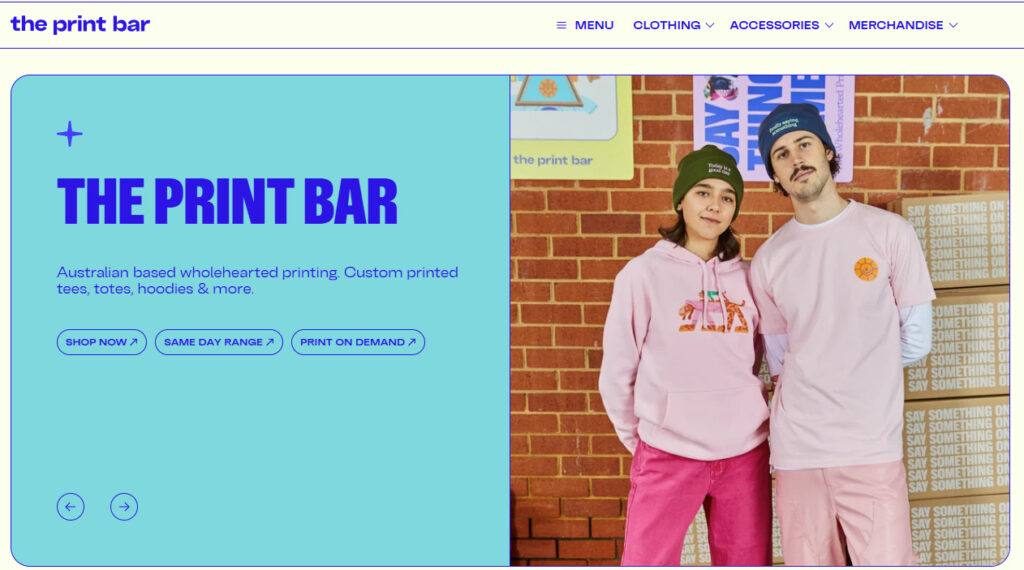 The Print bar