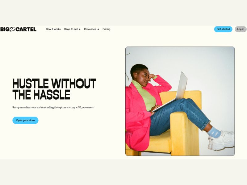 ecommerce platform Big Cartel